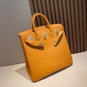 【I’m Birkin Bags】 HERMES HAC 40cm 93 orange Gold  Full handmade GHW