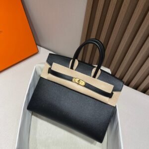 【I’m Birkin Bags】 Hermes Birkin 25 89 Nior Epsom Gold Full Handmade